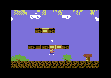 Great Giana Sisters screenshot 3 for Commodore 64